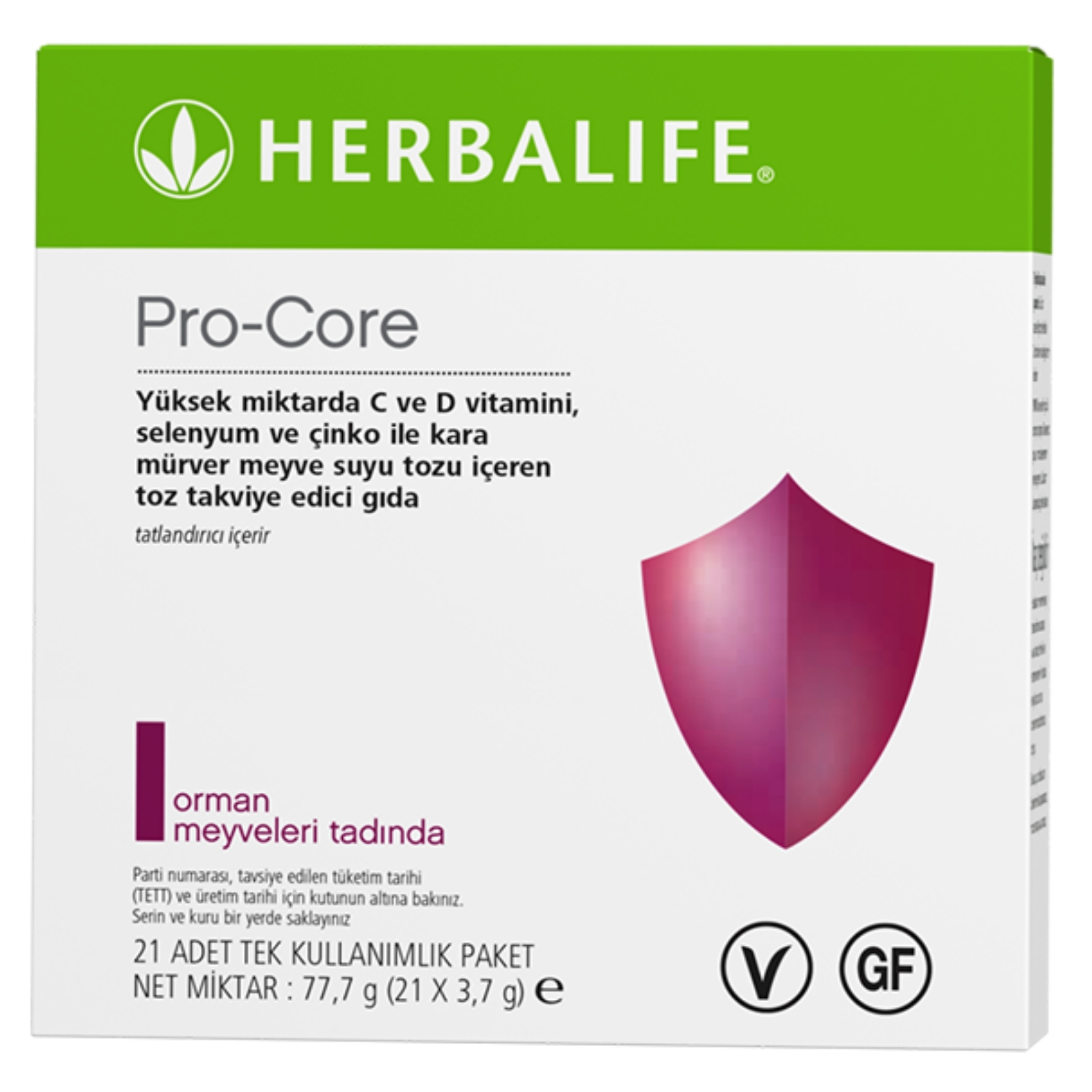 Herbalife Pro-core Orman Meyveleri Tadında Herbalife Pro-core Orman Meyveleri Tadında